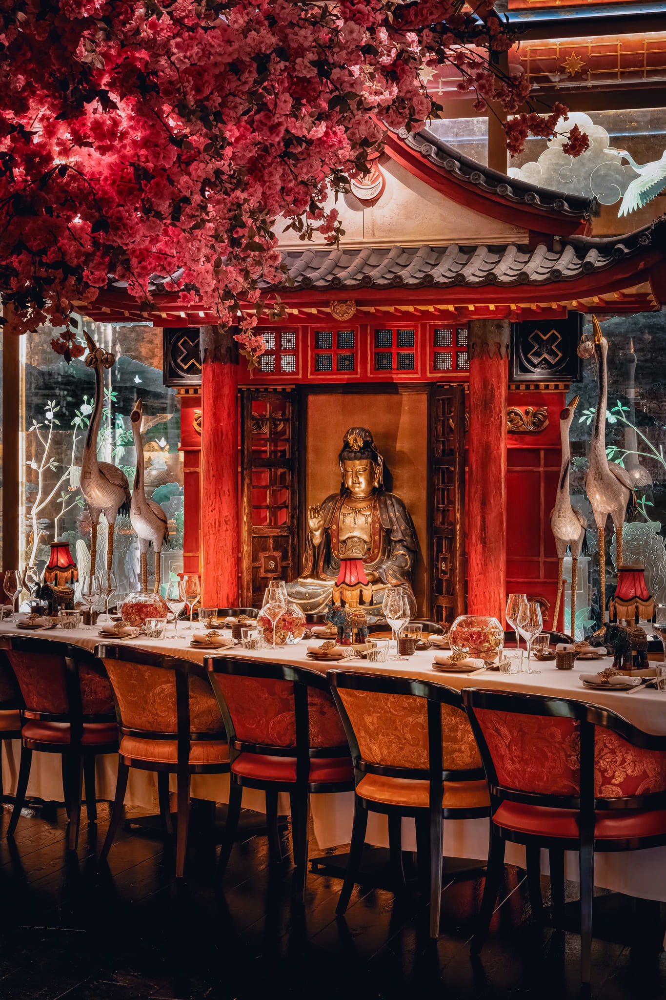 Private dining room at The Ivy Asia Mayfair.