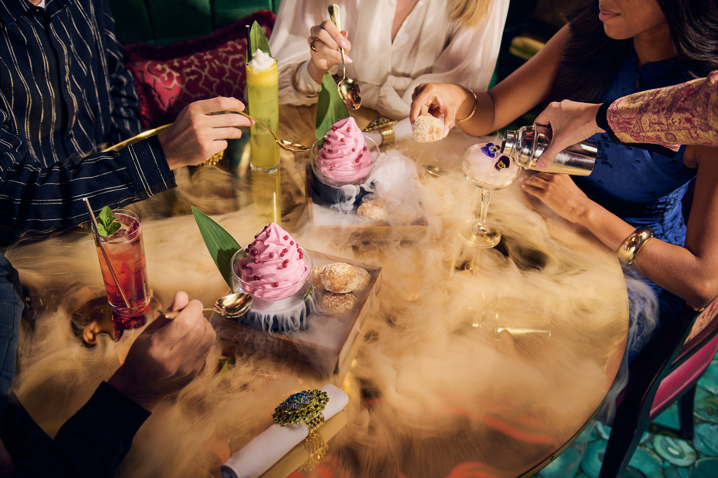 experience menu desserts