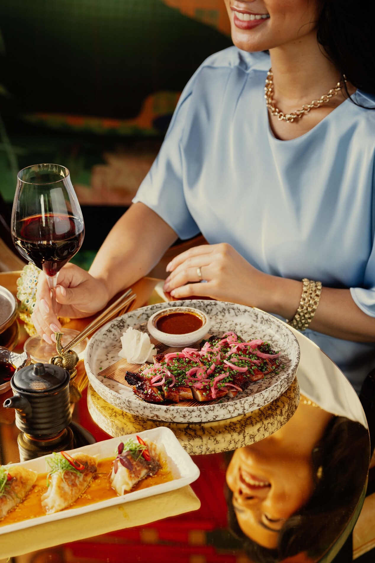 Dinner plans at The Ivy Asia.