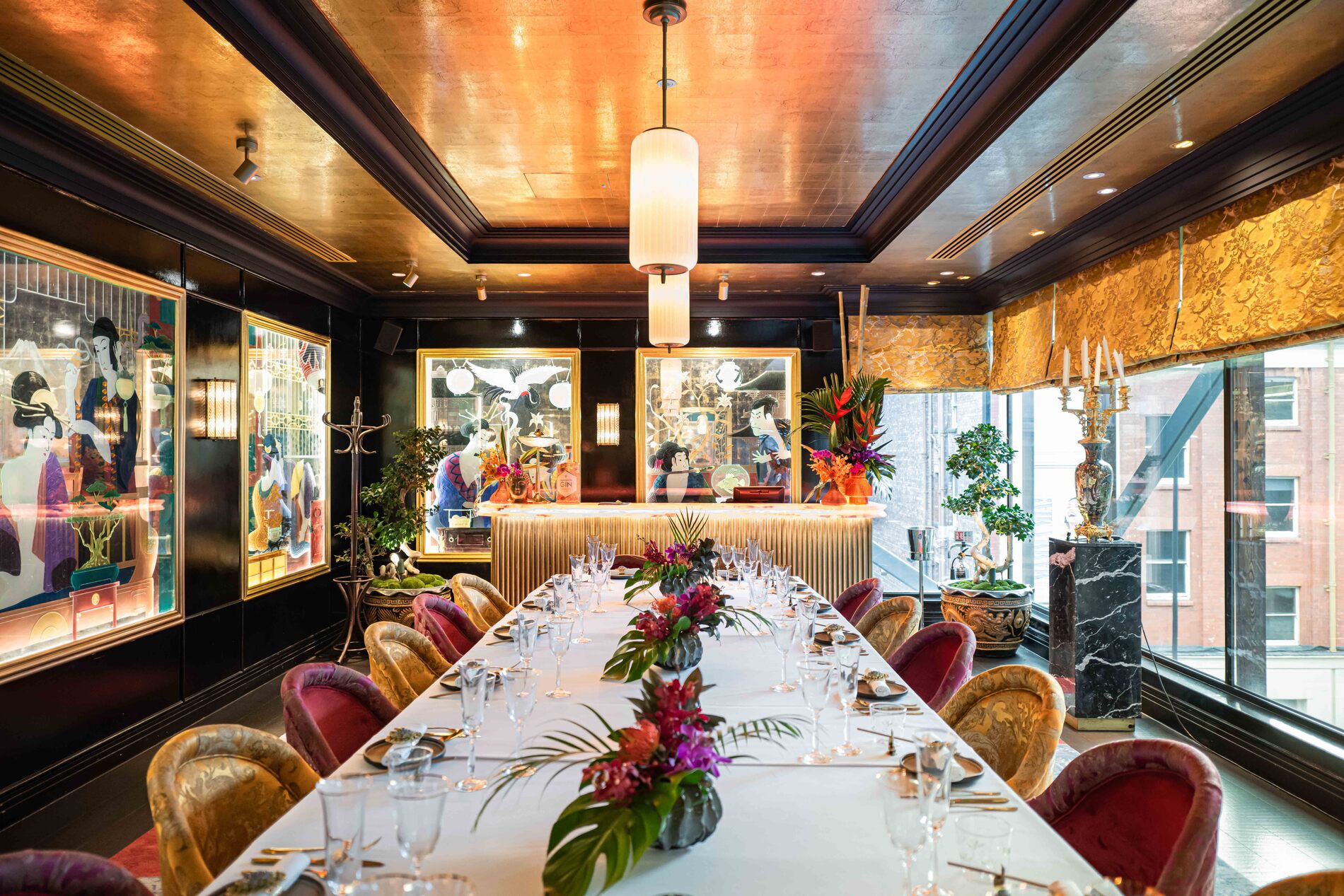 Private dining at The Ivy Asia Manchester.