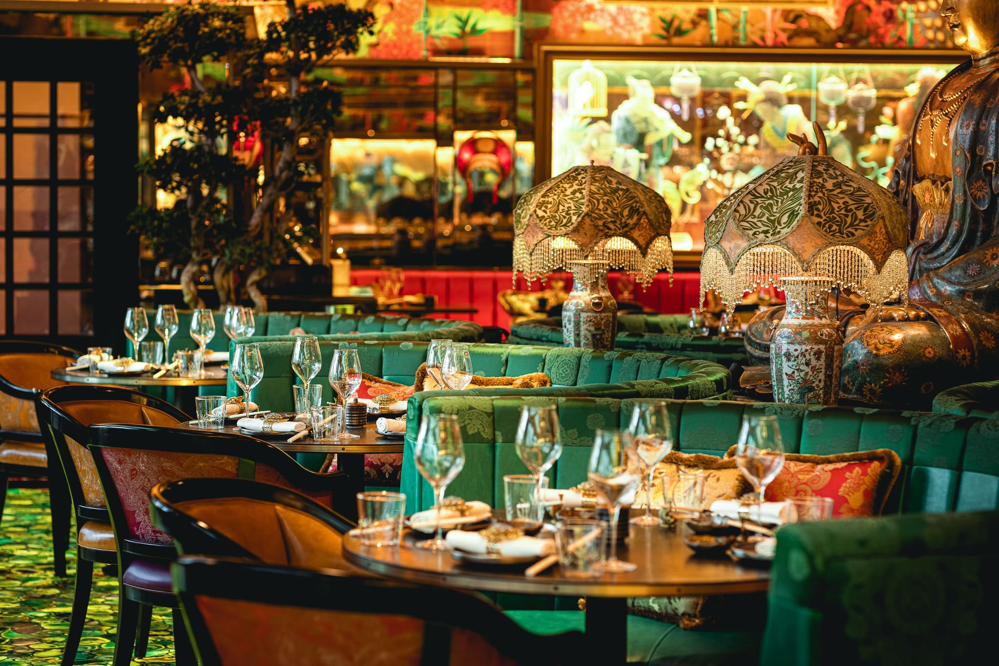 The Ivy Asia Dublin interior.