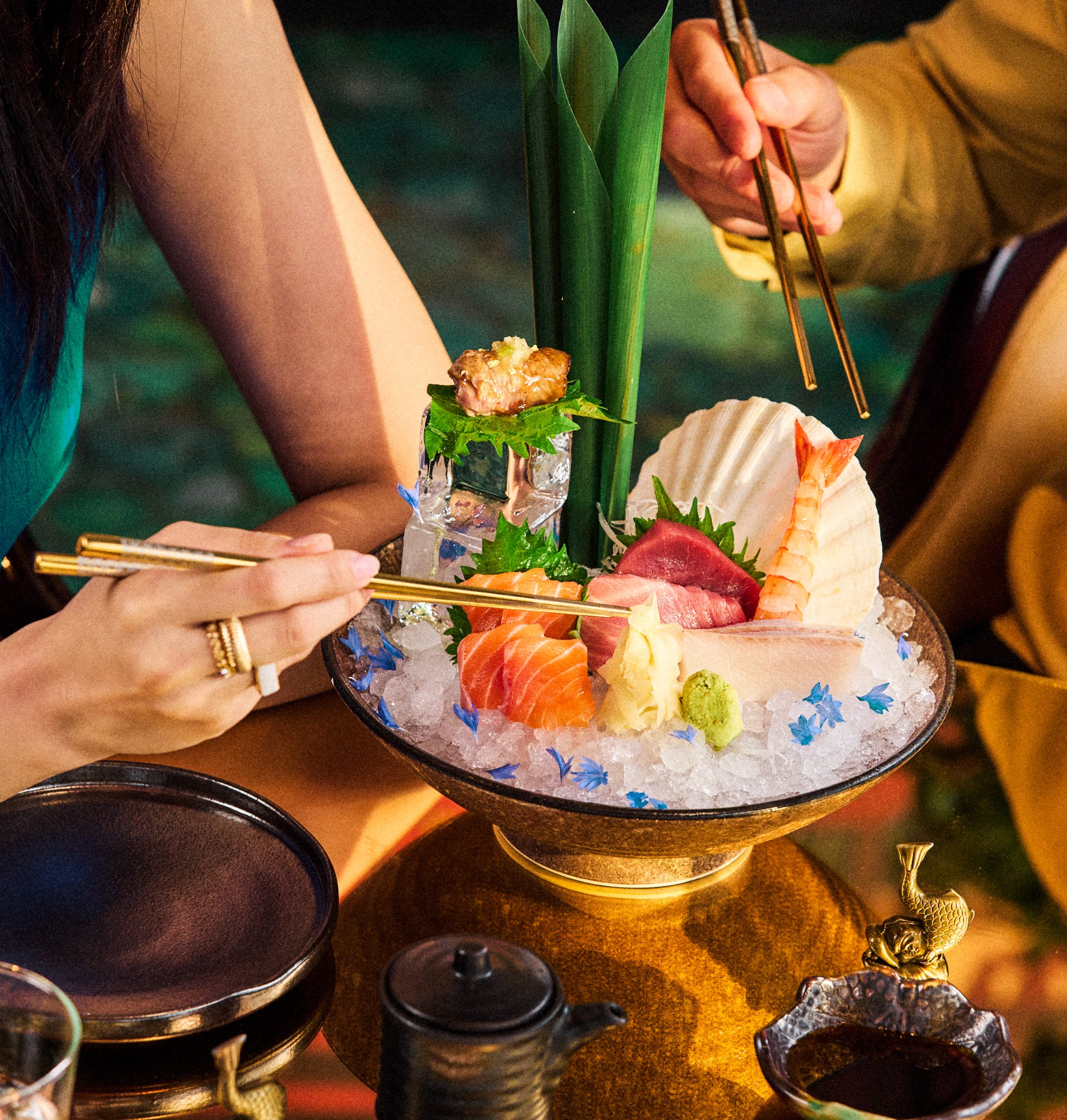 Sushi platter at The Ivy Asia Dublin.