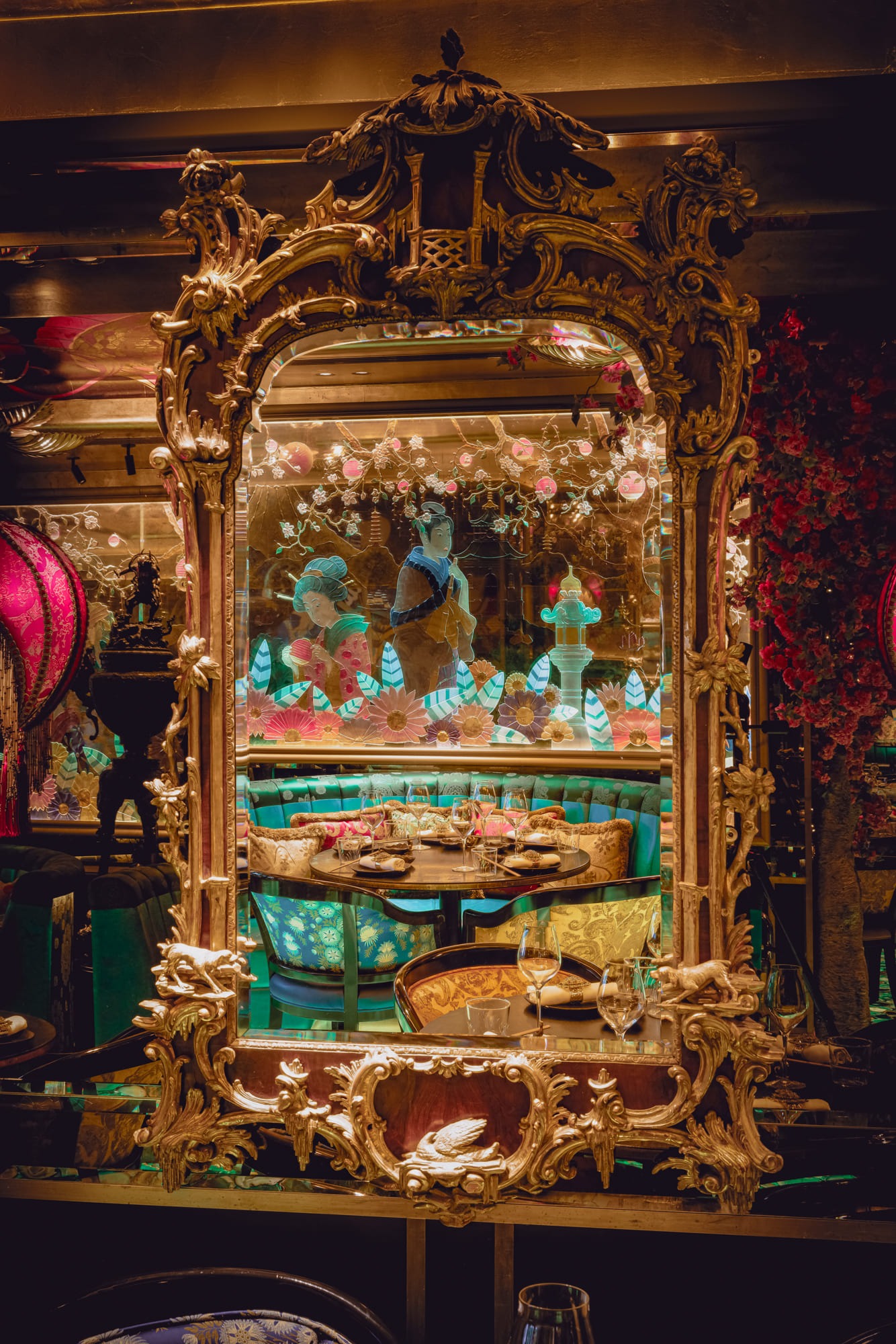 The Hanami Room at The Ivy Asia Chelsea.