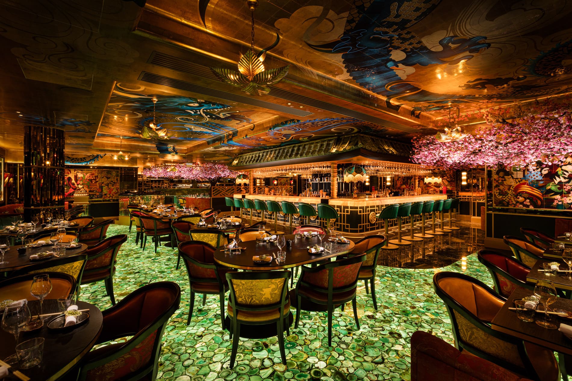 The Ivy Asia Dublin interior.