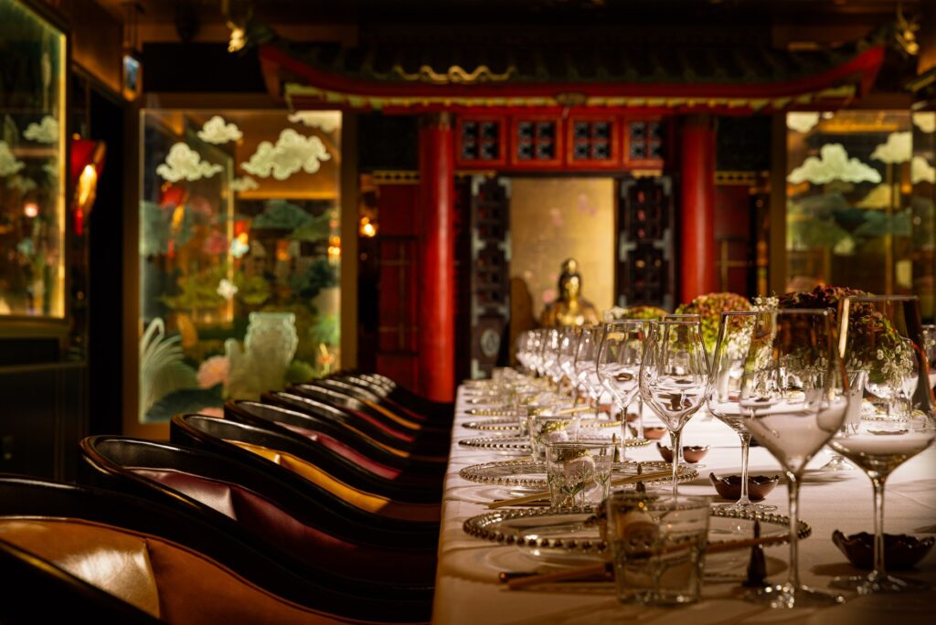 Private dining space in Dublin.