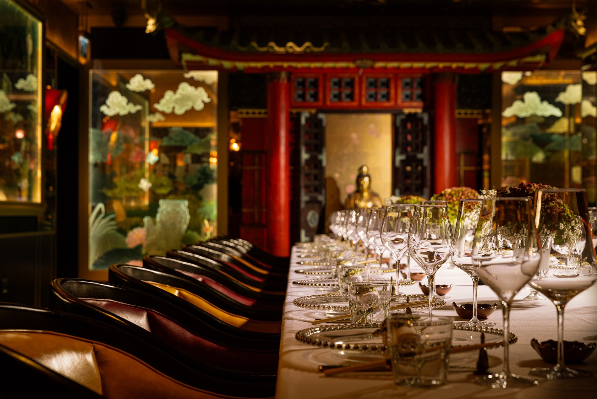 Private dining space in Dublin.