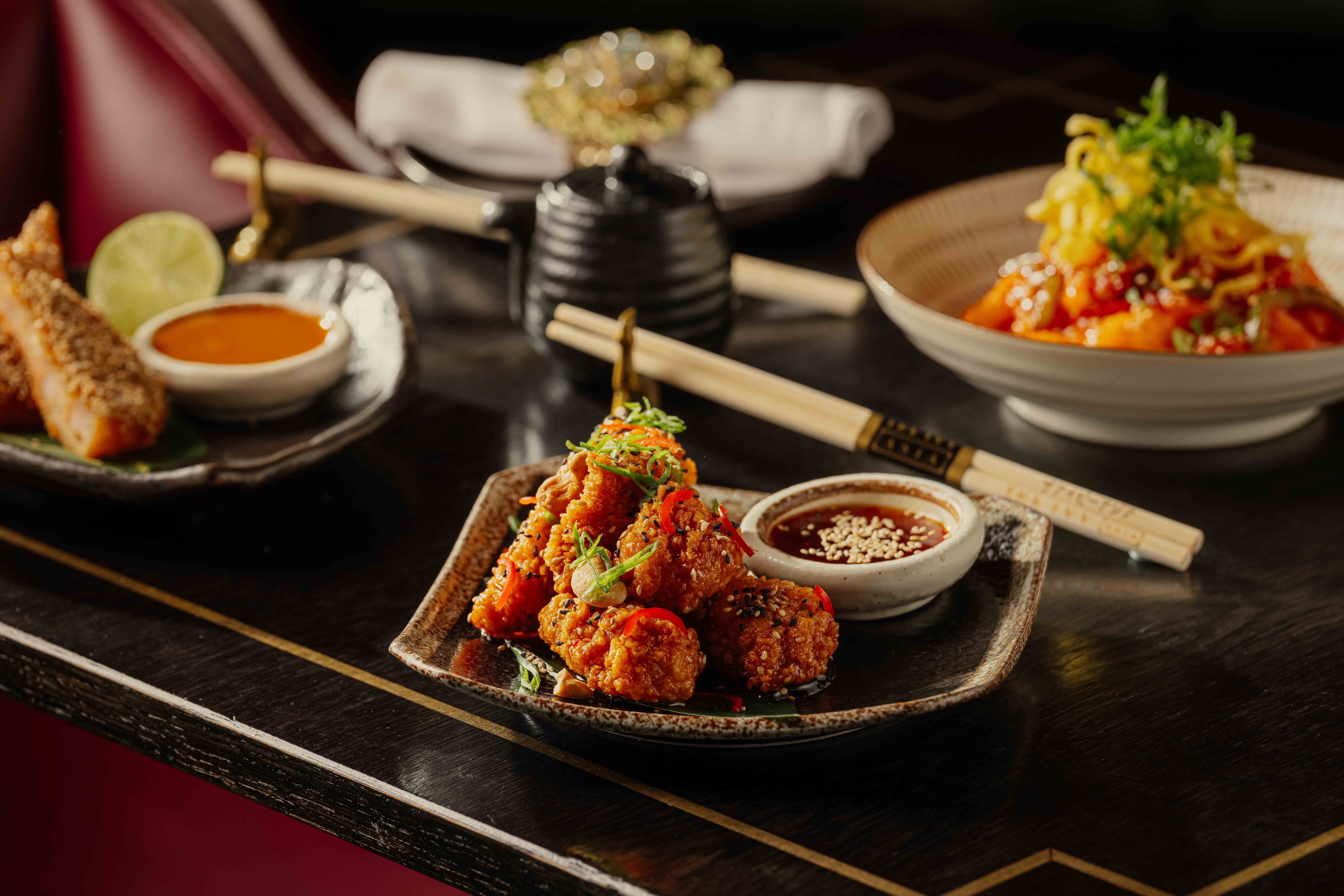 Pan-asian dishes at The Ivy Asia.