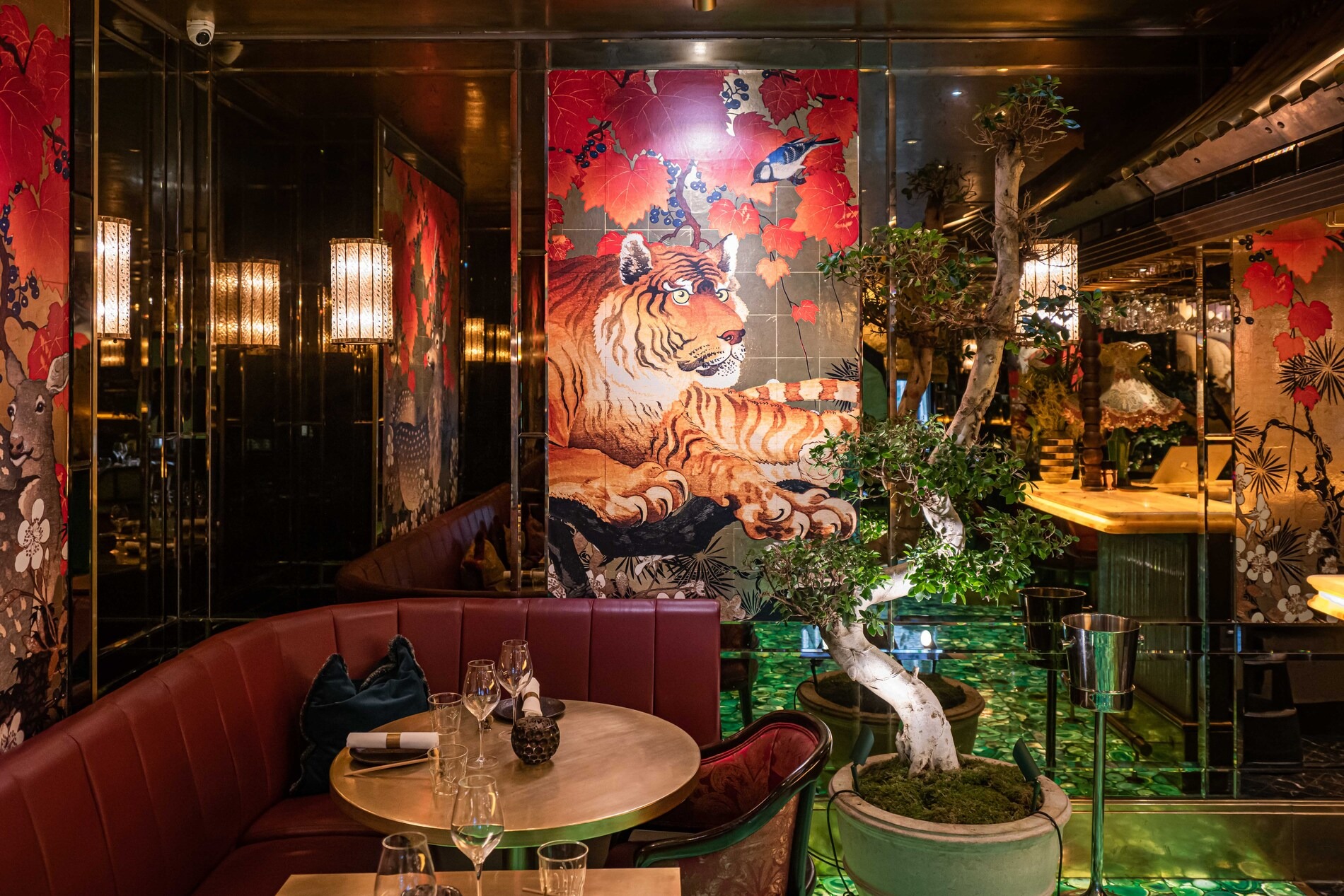 The Ivy Asia Manchester interior.