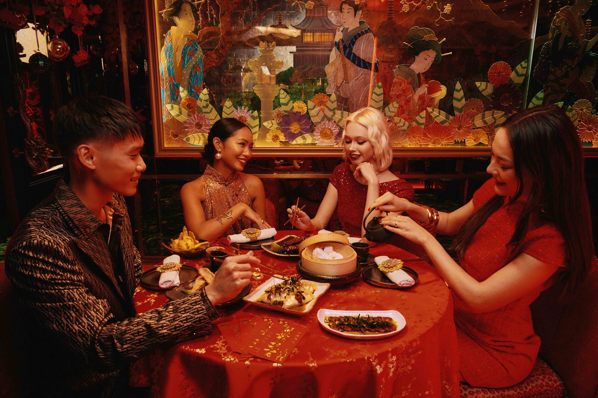 Private dining at The Ivy Asia Brighton.