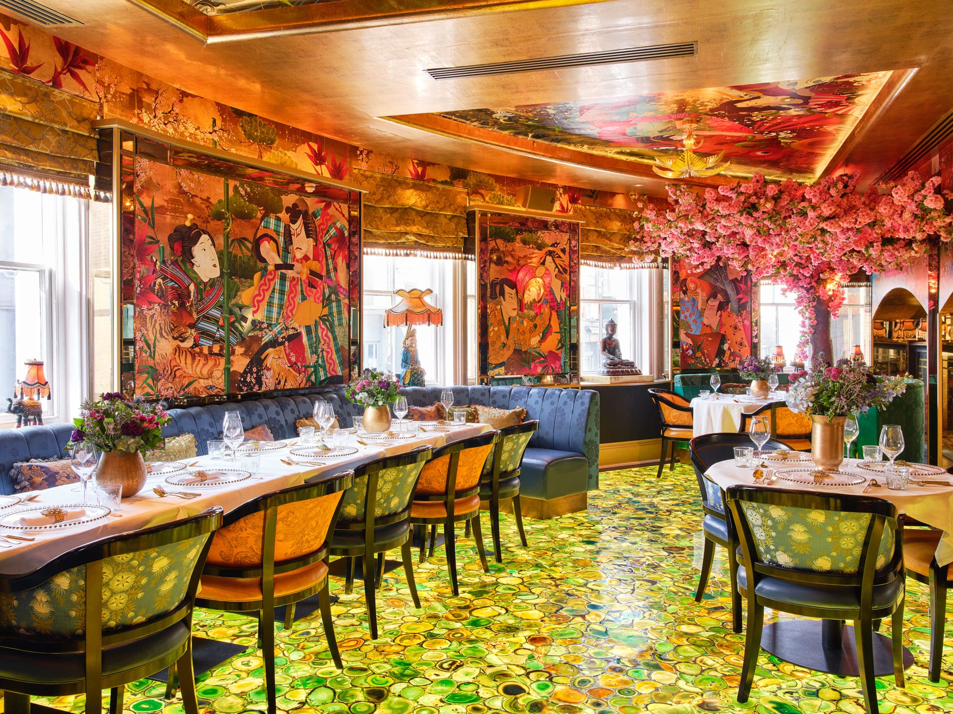 The Umi Room at The Ivy Asia Brighton.