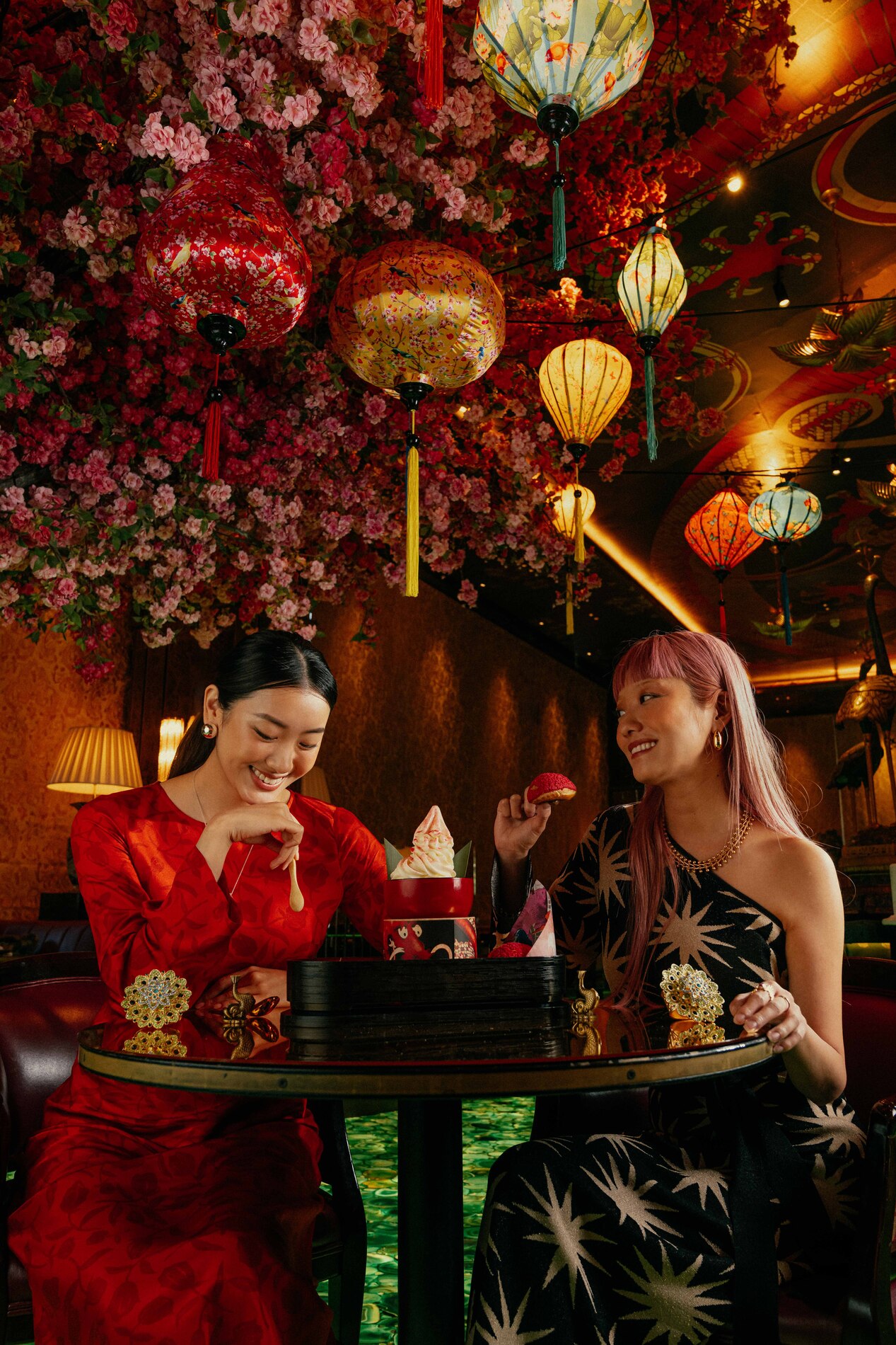 guests dining at the ivy asia restaurants